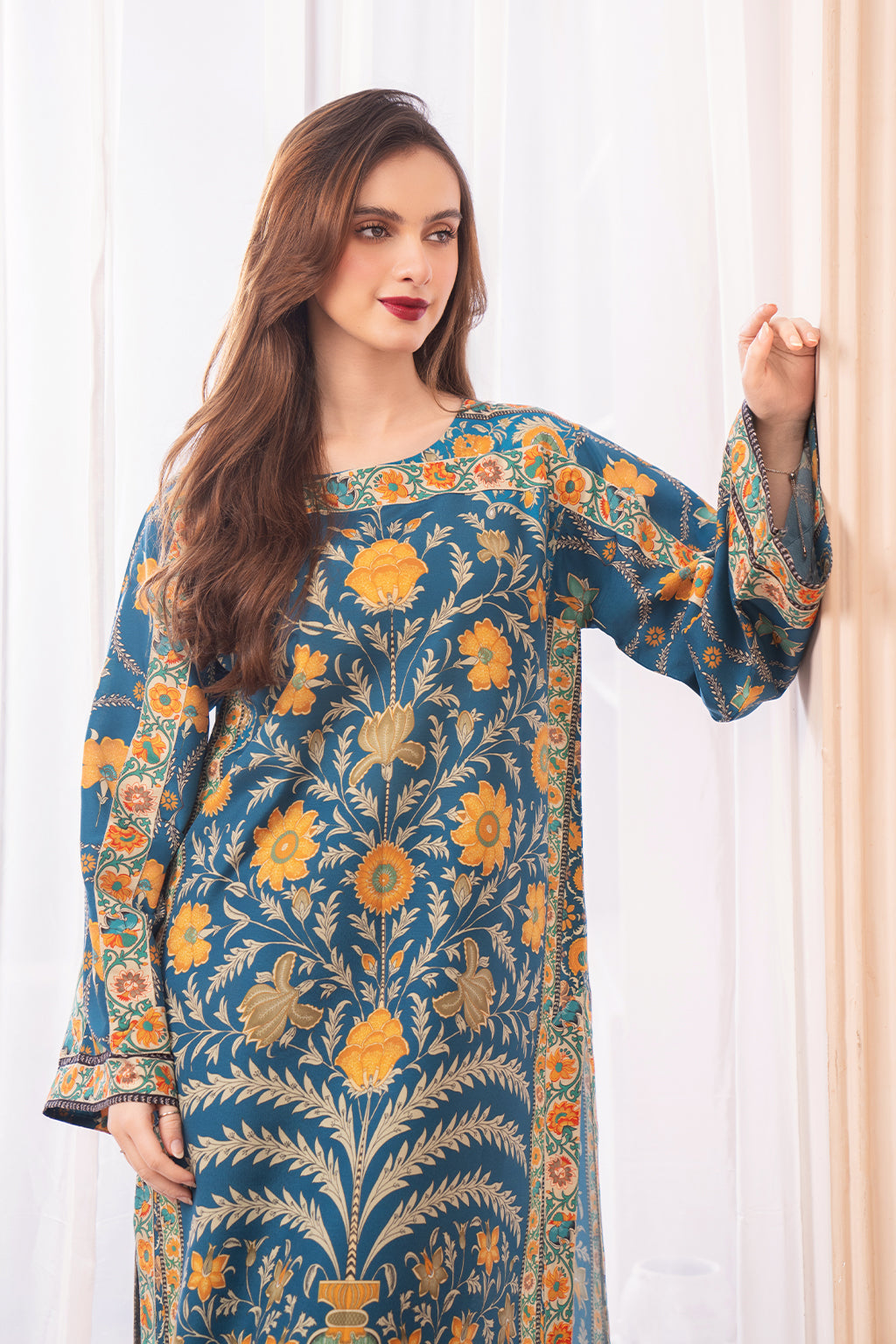 Digital Printed 2pc Co-Ord Set (Pret) - 113