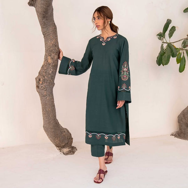 KALAMKAR  Embroidered 2pc Suit