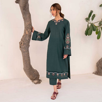 KALAMKAR  Embroidered 2pc Suit