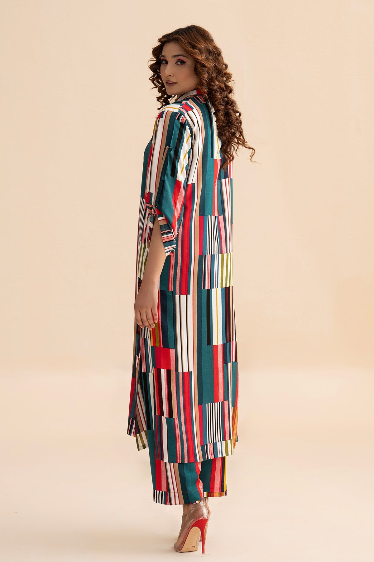 Digital Printed 2pc Co-Ord Set (Pret) - 102