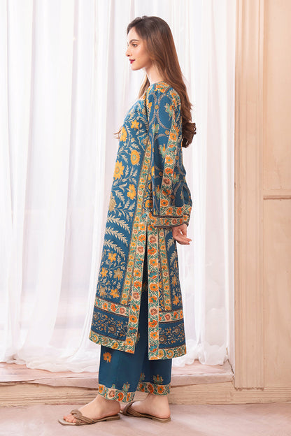 Digital Printed 2pc Co-Ord Set (Pret) - 113