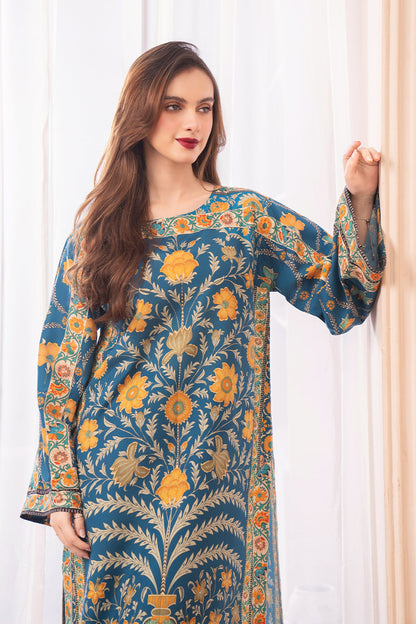 Digital Printed 2pc Co-Ord Set (Pret) - 113