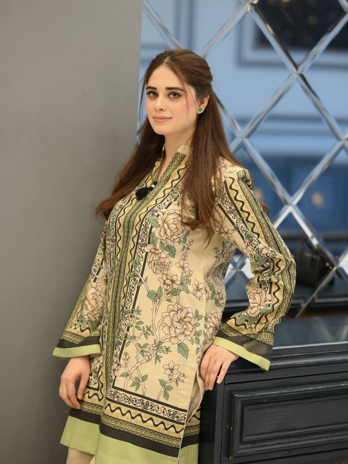 Digital Printed 2pc Co-Ord Set (Pret) - 108