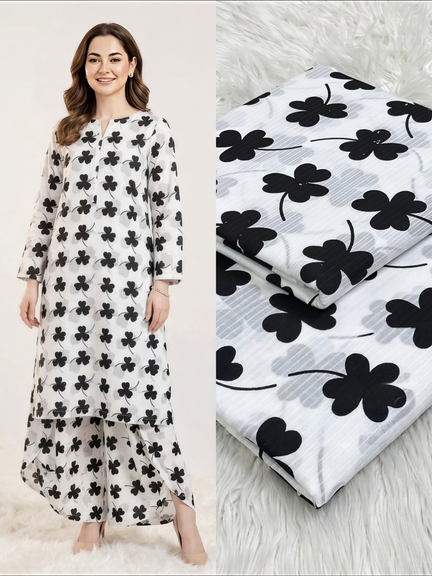 Unstitched Suit 2Pc Article No- 510