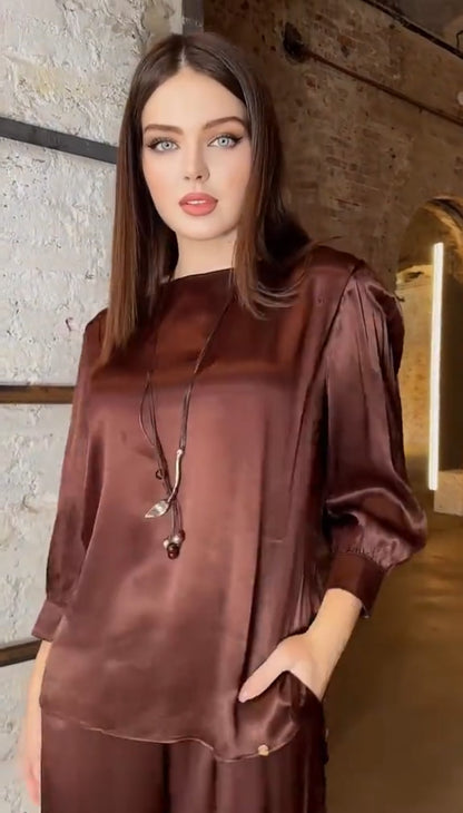 Luxury Back Drape Beauty Western Co-Ord Set