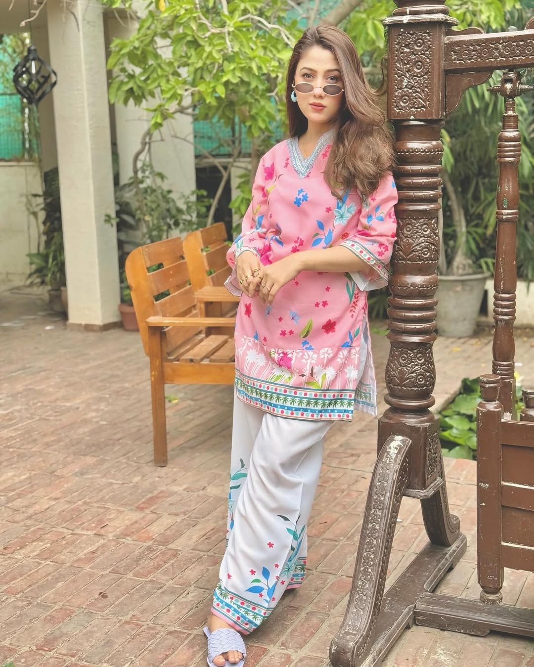 Digital Printed 2pc Co-Ord Set (Pret) - 114