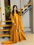 Long Flare Sharara With Fancy Lace Dupatta 3pc Suit