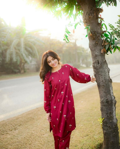 Patel Embroidery 2Pc