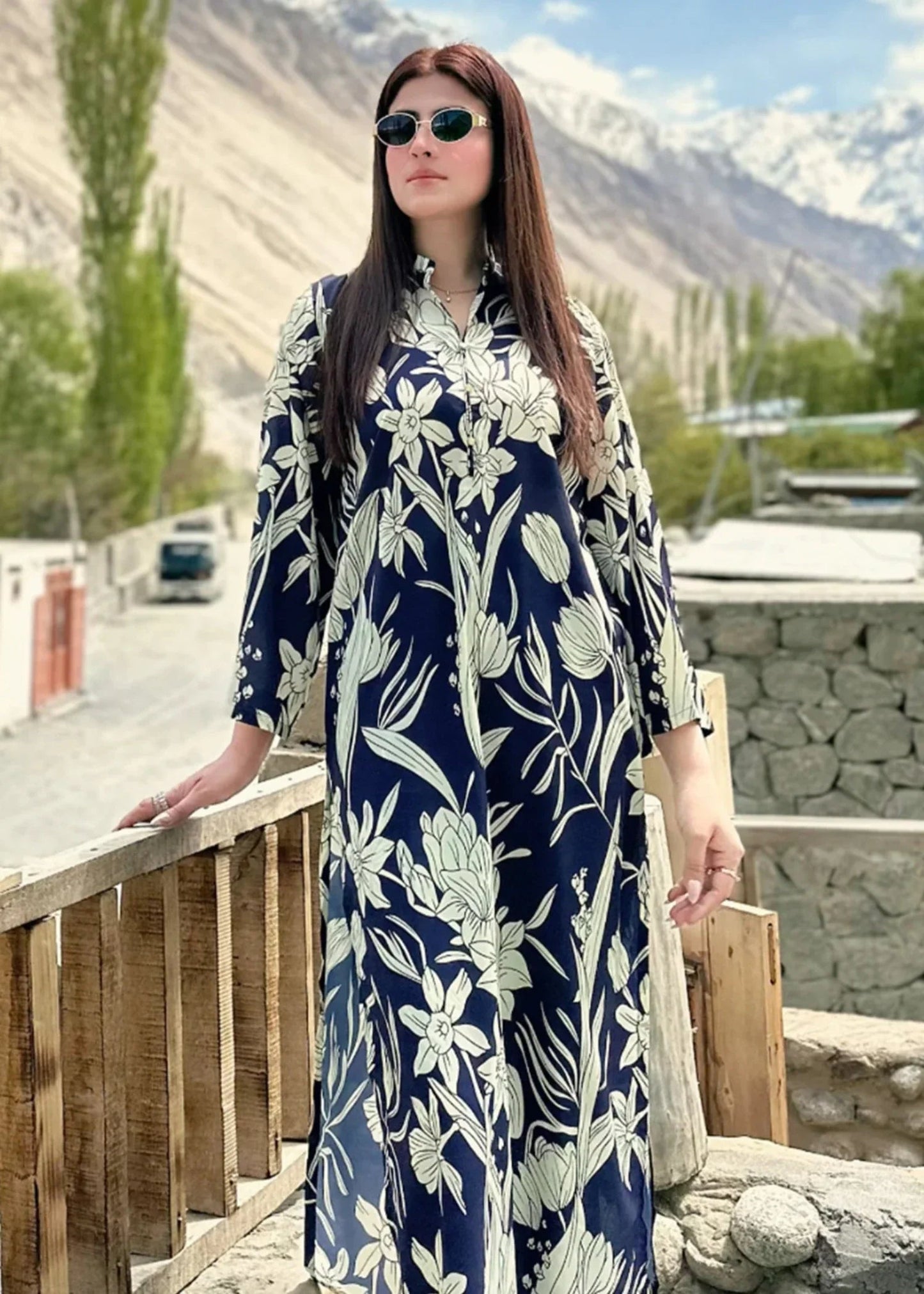 Digital Printed 2pc Co-Ord Set (Pret) - 104